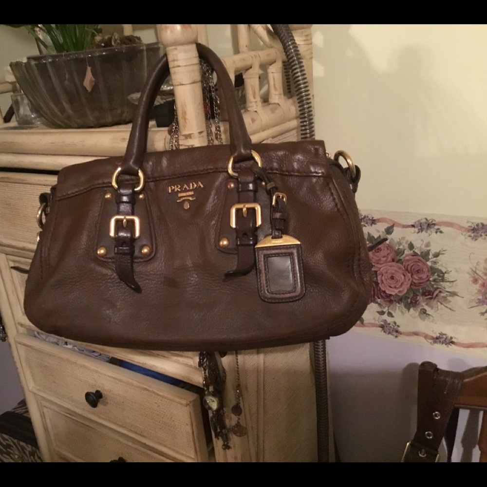 Prada two way bag